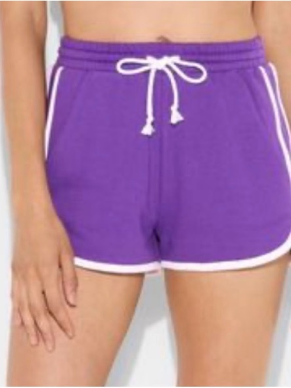 💼 Wild Fable Women's Game Day Terry Pull-On Shorts - Purple